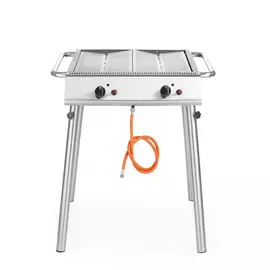 HENDI Xantos Gasgrill 9,5kW, 770x710x(H)870mm - 148624