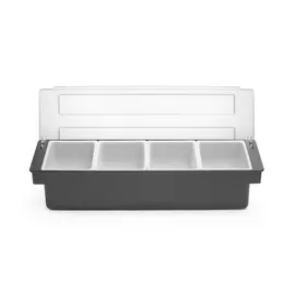 BarUp Condimenthouder - 4 bakjes 480x150x(H)100mm - 552025