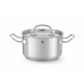 HENDI Kookpan middel - met deksel 1,9L, ⌀160x(H)95mm - 836101