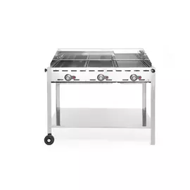 HENDI Green Fire met 3 branders 17,4kW, 1078x612x(H)825mm - 149591