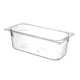 HENDI IJscontainer van polycarbonaat 5L, Transparant, 360x250x(H)80mm - 807057