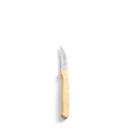 HENDI Schilmes met houten heft gebogen model, Hout, (L)165mm - 841020