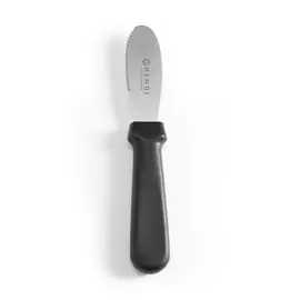 HENDI Brötchenstreicher - Wellenschliff Schwarz, (L)210mm - 855768