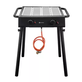 HENDI Xantos Black Gasgrill Zwart, 9,5kW, 770x710x(H)870mm - 148631