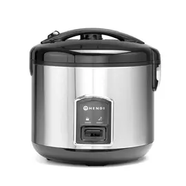 HENDI Reiskocher mit Dampfgarfunktion 1,8L, 230V/700W, ⌀280x(H)285mm - 240410