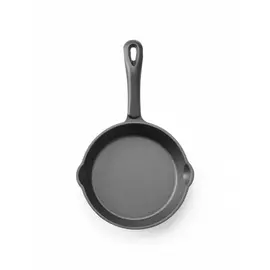 HENDI Gietijzeren Skillet Zwart, ⌀165x(H)35mm - 629314