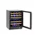 Arktic Wijnkoeler, 2 zones, 46 flessen 133L, 220-240V/90W, 595x646x(H)830mm - 237588