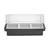 BarUp Condimenthouder - 3 bakjes Zwart, 480x150x(H)100mm - 552018