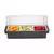 BarUp Condimenthouder - 3 bakjes Zwart, 480x150x(H)100mm - 552018