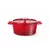 HENDI Braadpan geëmailleerd gietijzer 3,7L, Rood, 317x240x(H)105mm - 626832