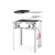 HENDI Roast-Master Maxi 50/50 Gas Barbecue - 11kW, 850x675x(H)600mm - 154540
