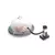 HENDI Glazen cocktail rook stolp met ventilatieopening, ⌀130x(H)282mm - 199657