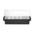 BarUp Ingrediëntenhouder - 5 containers Zwart, 480x150x(H)100mm - 552131