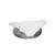 BarUp Driehoekige cocktailzeef 97x105mm - 596449