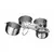 HENDI Maatbekers - set van 7 stuks. 140x85x(H)52mm - 596487