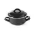 HENDI Soep- sauspannetje - met deksel zwart, 0,8L, ⌀140x(H)110mm - 625705