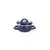 HENDI Soep- sauspannetje - met deksel blauw, 0,6L, Blauw, ⌀120x(H)95mm - 625804