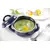 HENDI Soep- sauspannetje - met deksel blauw, 0,6L, Blauw, ⌀120x(H)95mm - 625804