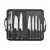 HENDI Messenset 9-delig Zwart, 445x260x(H)65mm - 975770