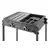 HENDI Roast-Master Pro Zwart Zwart, 11,6kW, 790x560x(H)900mm - 148822
