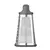 HENDI Rasp 4-zijdig met container 158x130x(H)310mm - 443026