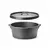 HENDI Gietijzeren pan 7,2L, Zwart, ⌀310x(H)155mm - 629376