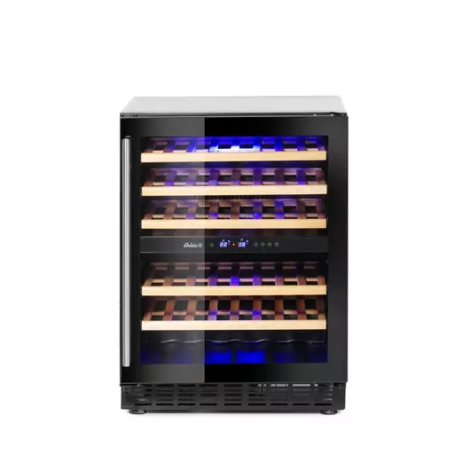 Arktic Wijnkoeler, 2 zones, 46 flessen 133L, 220-240V/90W, 595x646x(H)830mm - 237588