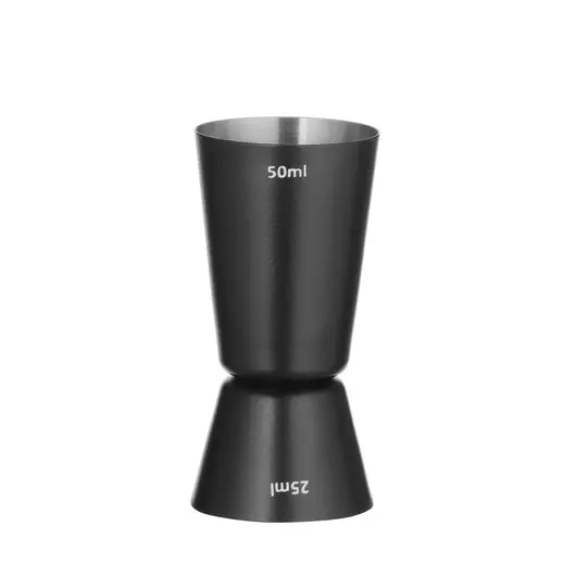 BarUp Jigger 25/50 ml Zwart, ⌀45 x (H)86 mm - 596647