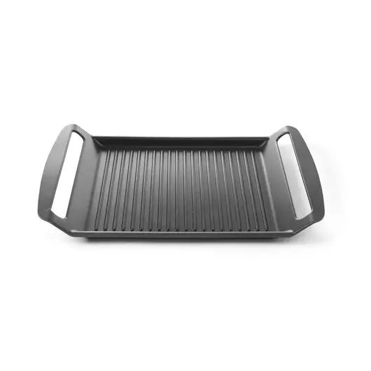 HENDI Grillplaat voor inductiekookplaten 390x260x(H)35mm - 629130
