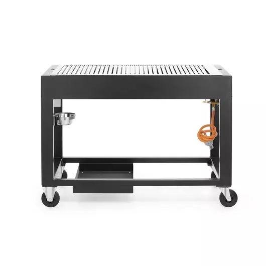 HENDI Gasbarbecue Tampa Zwart, 10kW, 1260x580x(H)900mm - 700044