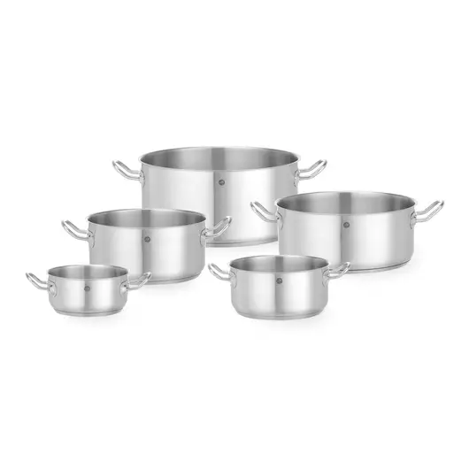 HENDI Kookpan laag - zonder deksel 7,3L, ⌀280x(H)120mm - 837672