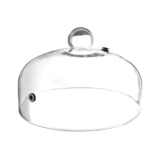 HENDI Glazen cocktail rook stolp met ventilatieopening, ⌀130x(H)282mm - 199657
