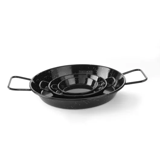 HENDI Geëmailleerde paëllapannen ⌀100x(H)20mm - 622704