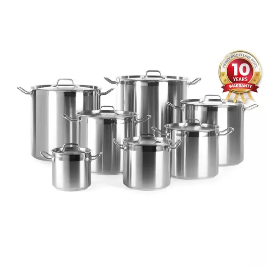 HENDI Stew pan high - with lid 16L, ⌀280x(H)260mm - 832509