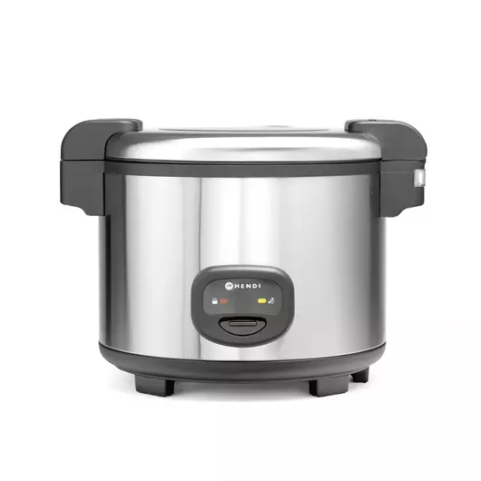 HENDI Rijstkoker & -warmer 5,4l 5,4L, 230V/1950W, 513x422x(H)380mm - 240403